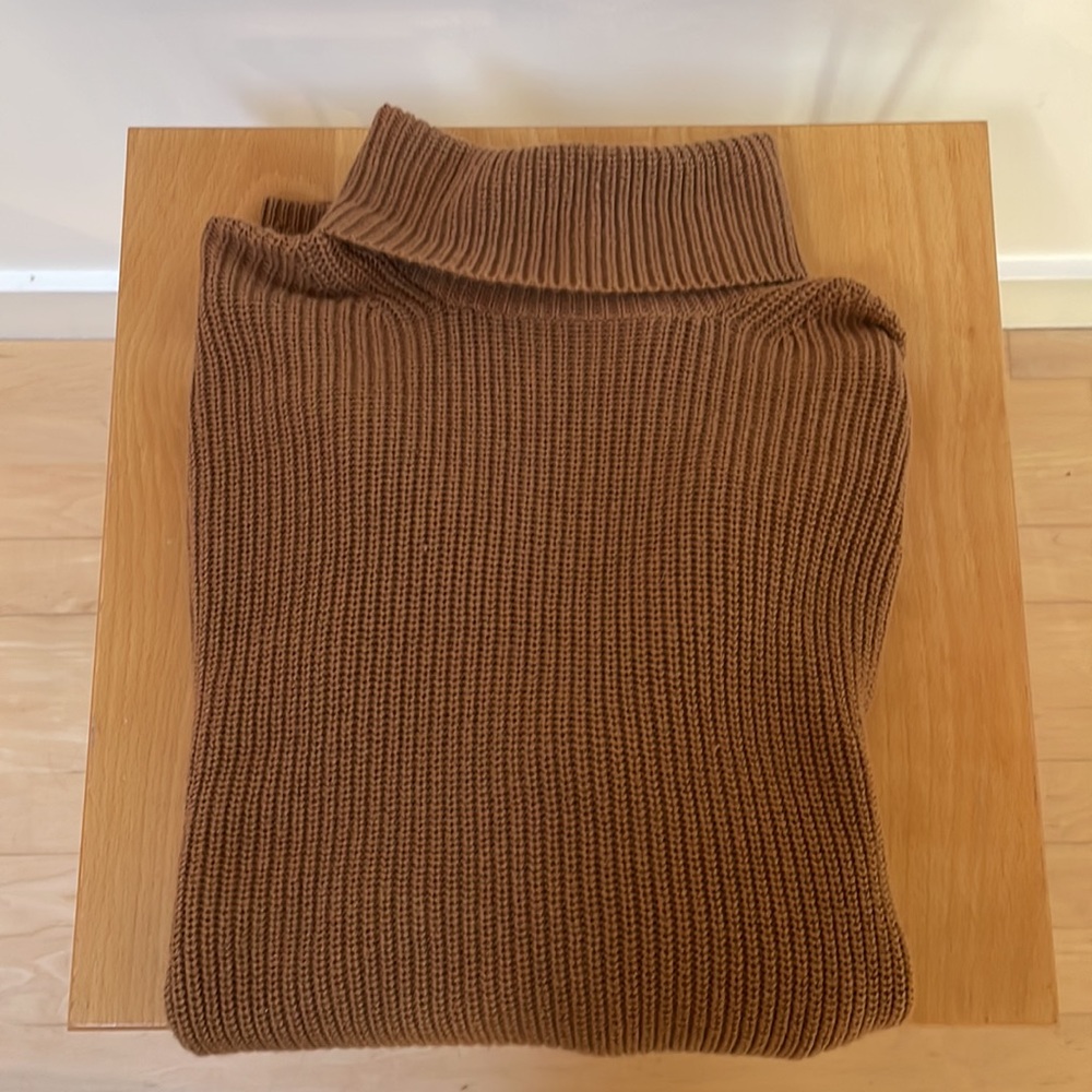 J. Crew cotton long sleeved turtle neck sweater